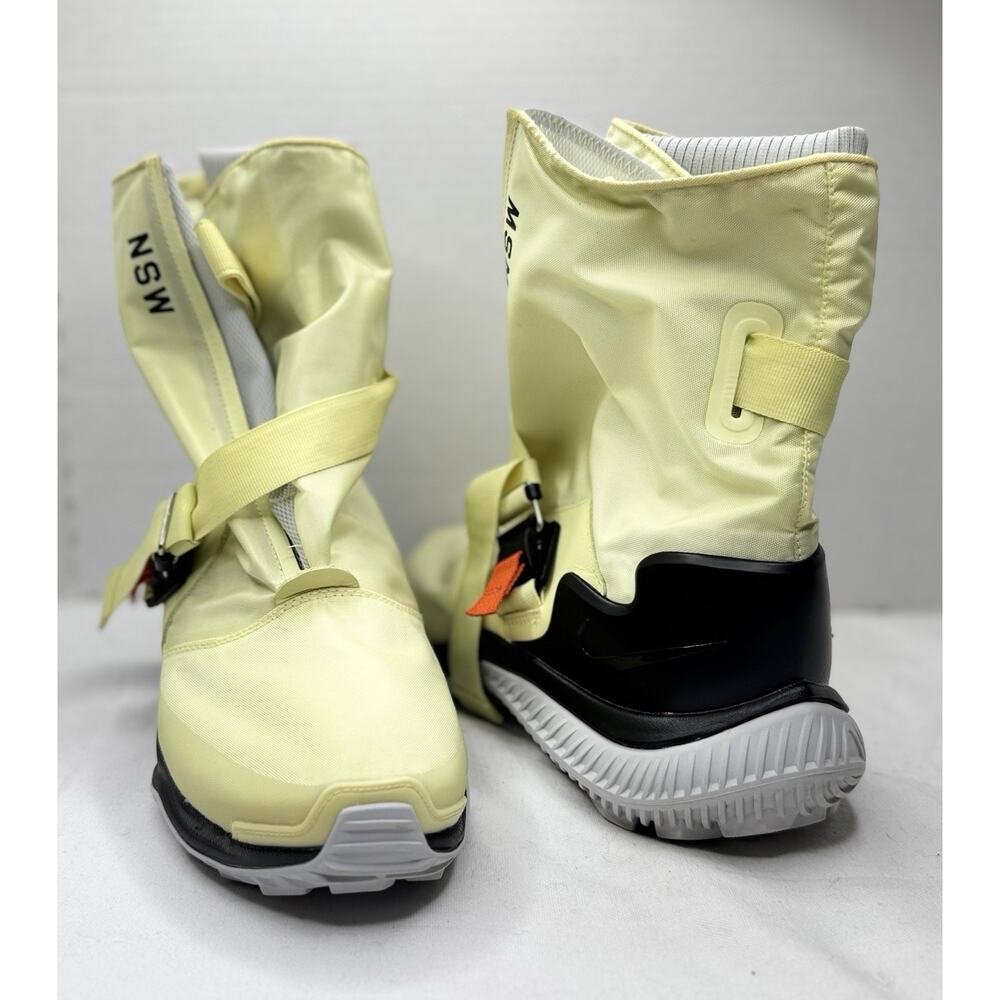 WMNS NIKE NIKELAB NSW GAITER BOOT CITRON GREEN-BLACK SZ 9.5 [AA0528-700]